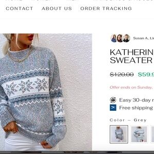 Harper Lane Ribbed Knit Sweater